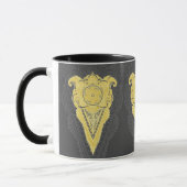 Mug flamme dorée ornementale (Gauche)