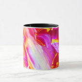 Mug Flamme liquide - Design orange et jaune brillant (Centre)