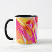Mug Flamme liquide - Design orange et jaune brillant (Gauche)