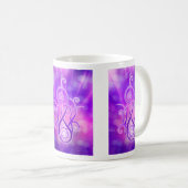 Mug Flamme violette/feu violet (Devant droit)