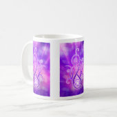 Mug Flamme violette/feu violet (Devant gauche)