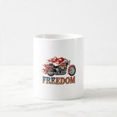Mug Flammes de moto Liberté (Centre)