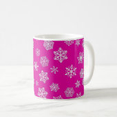 Mug Flammes de neige blanches de 3 jours sur un arrièr (Devant droit)