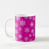 Mug Flammes de neige blanches de 3 jours sur un arrièr (Gauche)