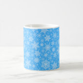 Mug Flammes de neige bleu clair Vacances d'hiver (Centre)