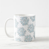Mug Flammes de neige de Noël mignonnes, Blizzard de ne (Gauche)