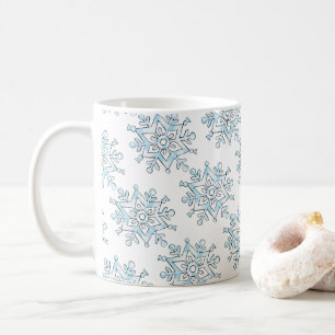 Mug Flammes de neige de Noël mignonnes, Blizzard de ne