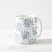 Mug Flammes de neige de Noël mignonnes, Blizzard de ne (Devant droit)