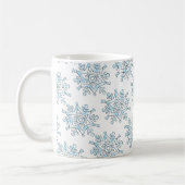 Mug Flammes de neige de Noël mignonnes, Blizzard de ne (Gauche)