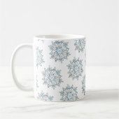 Mug Flammes de neige de Noël mignonnes, Blizzard de ne (Gauche)