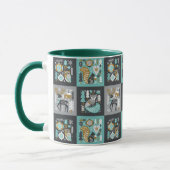 Mug Flammes de neige des animaux des bois Noël scandin (Gauche)