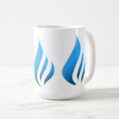 Mug Flammes d'incendie (Devant droit)