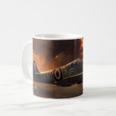 Mug Flammes du ciel : l'odeur d'un Spitfire (Devant gauche)