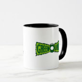 Mug Flammes du logo vert (Devant droit)