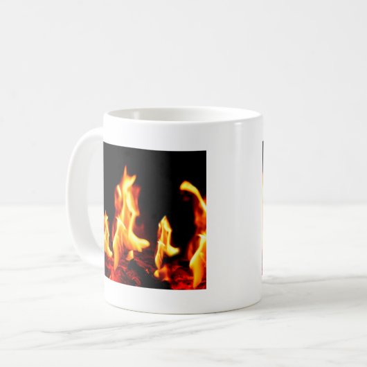 Mug Flammes éclatantes (Devant gauche)
