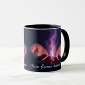 Mug Flammes Jumelles (Devant droit)