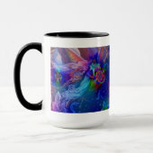Mug Flammes jumelles se lèvent dans le ciel (Gauche)