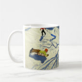 Mug Flanc de coteau Morzine France d'hiver (Gauche)