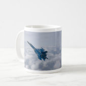 Mug Flanker SU-27 Au-Dessus Des Nuages (Devant gauche)