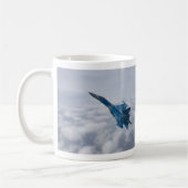 Mug Flanker SU-27 Au-Dessus Des Nuages (Gauche)