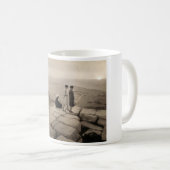 Mug Flapper Girls Sunrise Khufu Pyramid, Égypte 1920 (Devant droit)