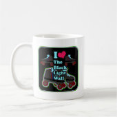 Mug Flashback de patinage à rouleaux noir  (Gauche)