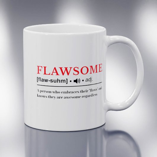 Mug Flawsome - Définition de dictionnaire personnalisa