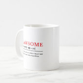 Mug Flawsome - Définition de dictionnaire personnalisa (Devant gauche)