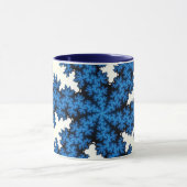 Mug Fléau de neige bleu Chine (Centre)