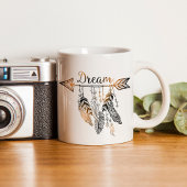 Mug Flèche Boho et rêve de plume