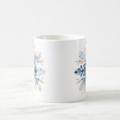 Mug Flèche de neige bleu et or (Centre)