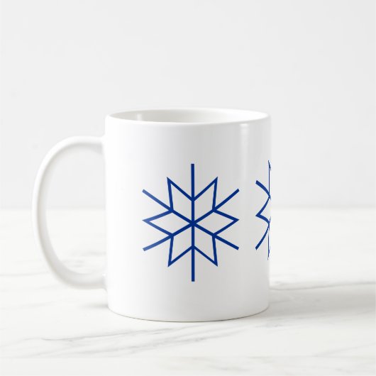 Mug - Flèche de neige bleue (Gauche)