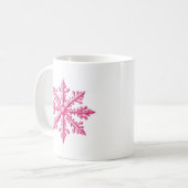 Mug Flèche de neige rose (Devant gauche)