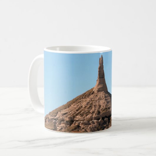 Mug Flèche de roche de cheminée de Scottsbluff (Devant gauche)