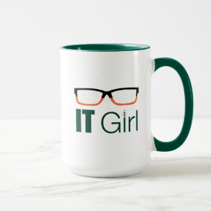 Mug Flèche   Graphique de lunettes pour filles IT