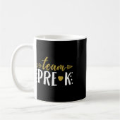 Mug Flèche pré-k de l'enseignant préscolaire (Gauche)