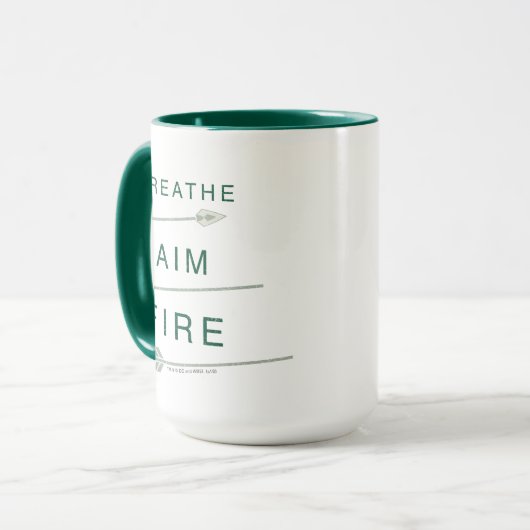 Mug Flèche | Respirer l'objectif (Devant gauche)