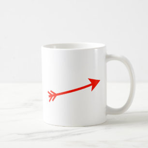 Mug Flèche rouge 15deg Le MUSÉE Zazzle Cadeaux