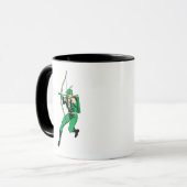 Mug Flèche verte Flèche tournante (Devant gauche)