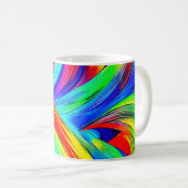 Mug Flèches arc-en-ciel colorées 1108 (Devant droit)