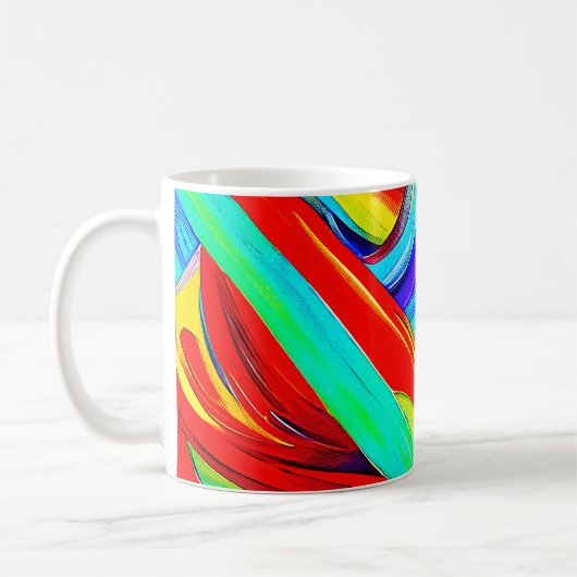 Mug Flèches arc-en-ciel colorées 1108 (Gauche)