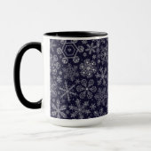 Mug Flèches blanches sur bleu (Gauche)