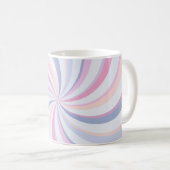 Mug Flèches bleu rose pêche (Devant droit)