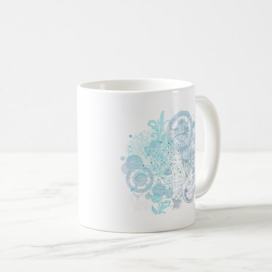 Mug Flèches bleues (Devant droit)