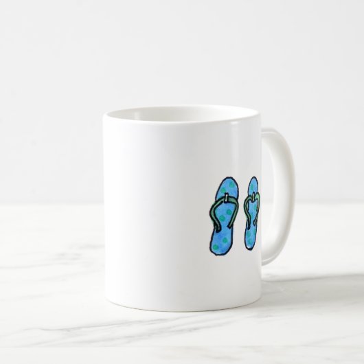 Mug Flèches bleues (Devant droit)