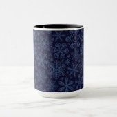 Mug Flèches bleues sur bleu (Centre)