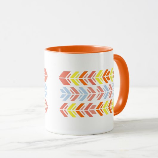 Mug Flèches colorées (Devant droit)
