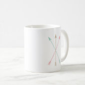 Mug Flèches colorées minimales (Devant droit)