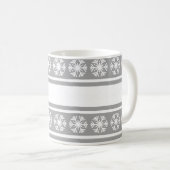 Mug Flèches de neige en argent (Devant droit)