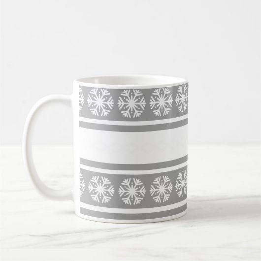 Mug Flèches de neige en argent (Gauche)